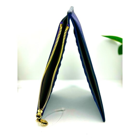 (NWOT) Blue Long Card Wallet 20 Card Slots and 2 Large Bill Slots - Picture 6 of 6